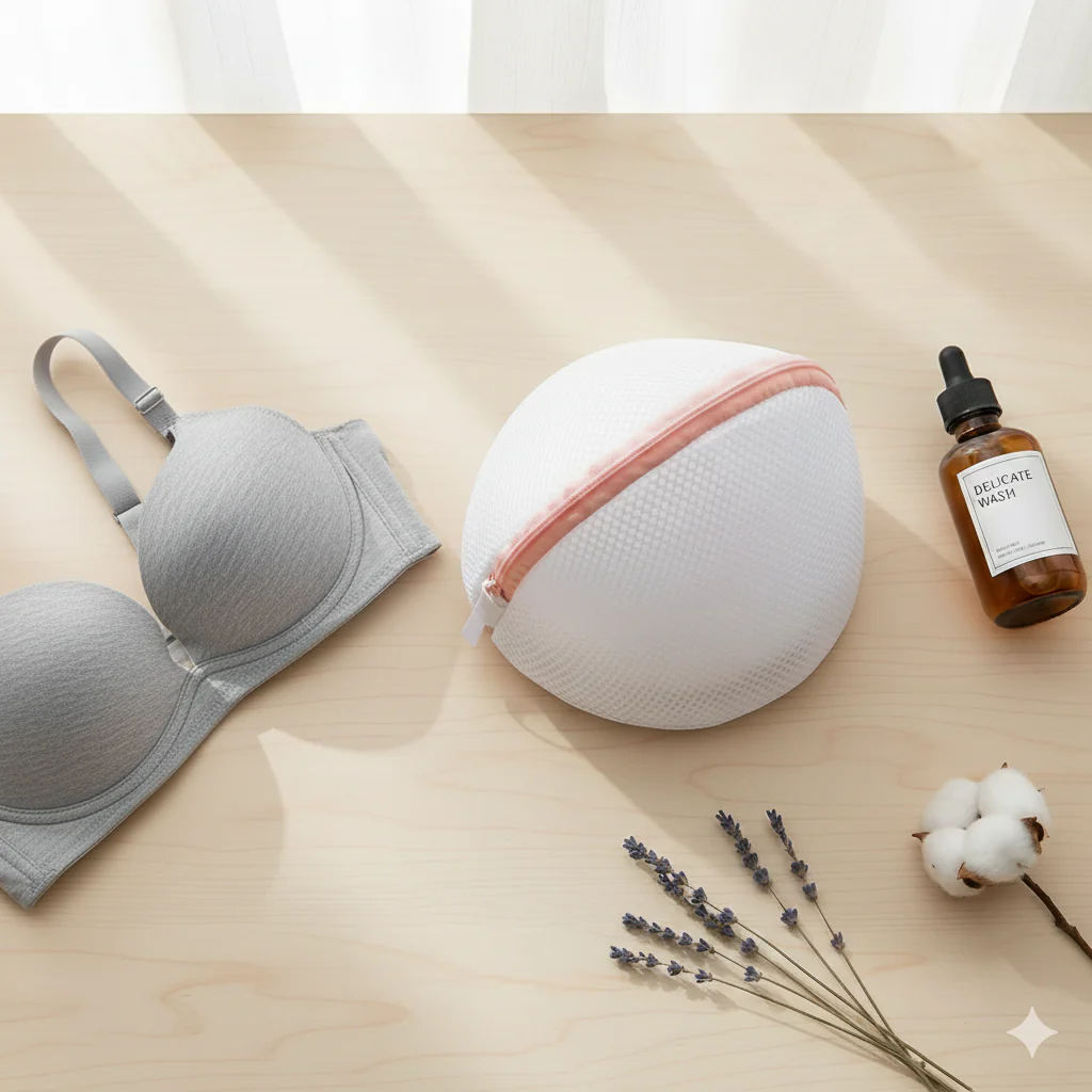 Cherries Bra Washing Bag - Laundry Bag